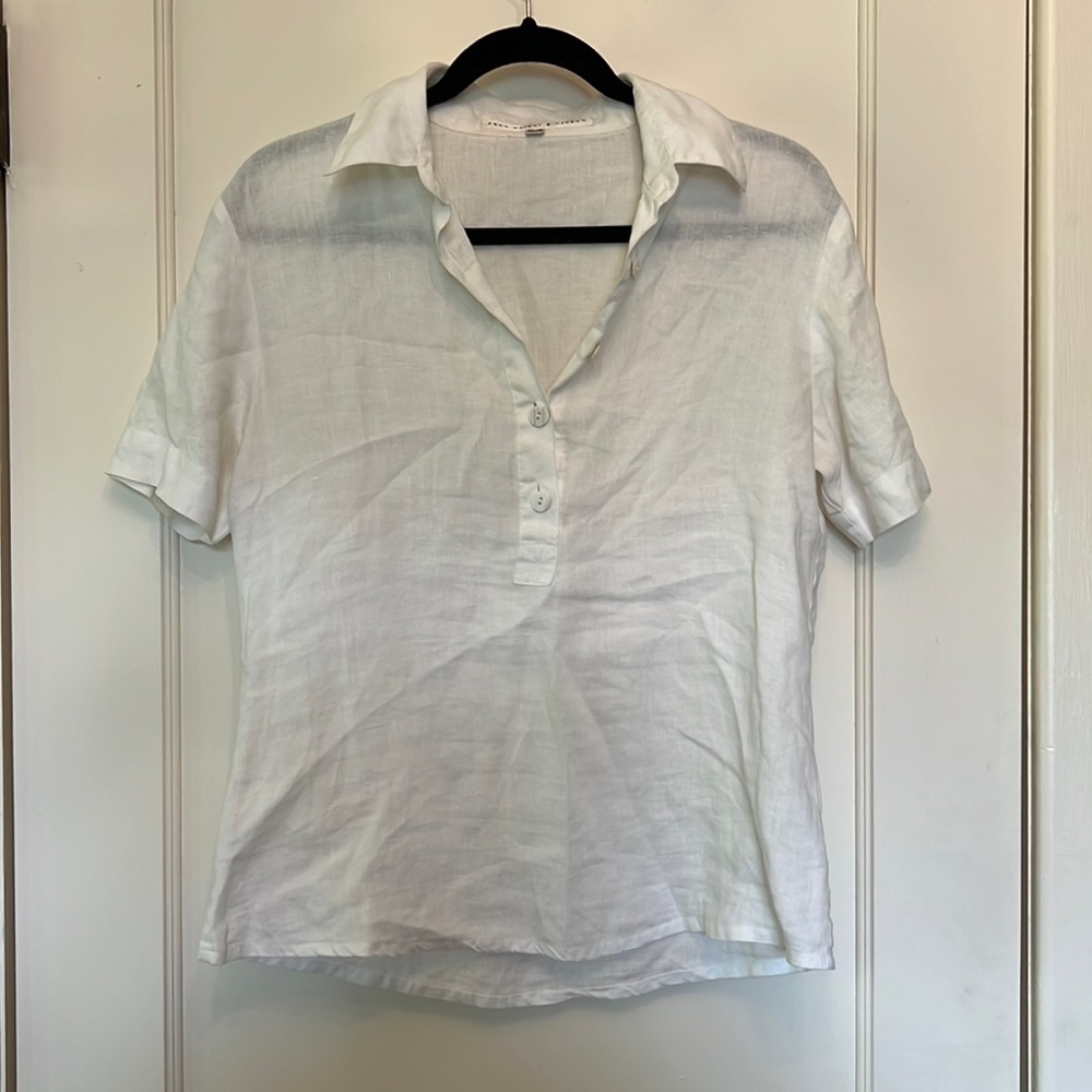 White linen Fenn Wright Manson shirt